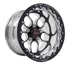 Billet Specialties Win Lite Black Anodized Wheels with Single Beadlock 15x8