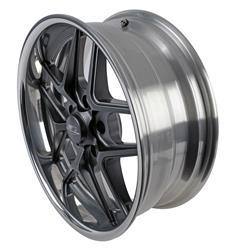 Billet Specialties TEC 5 Gunmetal Wheels with Polished Lip 18x7