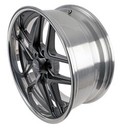 Billet Specialties TEC 5 Gunmetal Wheels with Polished Lip 20x8.5
