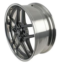 Billet Specialties TEC 5 Gunmetal Wheels with Polished Lip 22x9