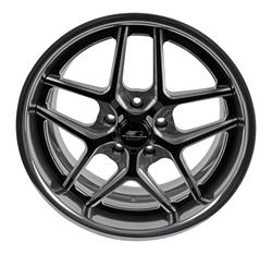 Billet Specialties TEC 5 Black Machined Wheels with Polished Lip 18x8