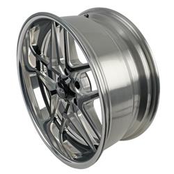 Billet Specialties TEC 5 Black Machined Wheels with Polished Lip 20x8.5