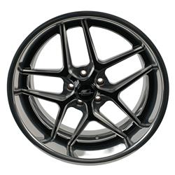 Billet Specialties TEC 5 Black Machined Wheels with Polished Lip 20x8.5
