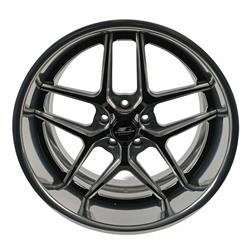 Billet Specialties TEC 5 Black Machined Wheels with Polished Lip 20x10