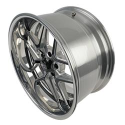 Billet Specialties TEC 5 Black Machined Wheels with Polished Lip 20x10