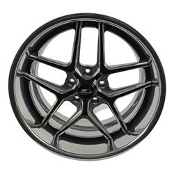 Billet Specialties TEC 5 Black Machined Wheels with Polished Lip 20x10