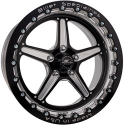 Billet Specialties Street Lite Black Single Beadlock Wheels 15x10