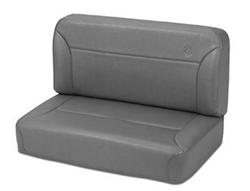 Bestop TrailMax II Fixed-Back Rear Charcoal Vinyl Bench Seat 3943709