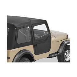 Bestop 2-Piece Soft Jeep Doors for 1980-1986 CJ7, 1987-1995 WRANGLER - 5178301