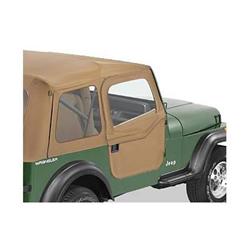 Bestop 2-Piece Soft Jeep Doors for 1980-1986 CJ7, 1987-1995 WRANGLER - 5178337