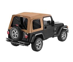 Bestop Supertop Classic Squareback Soft Tops for 1997-2006 WRANGLER - 5470937