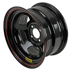 Bassett Racing D-Hole Lightweight Black Powdercoated Wheels 13x7