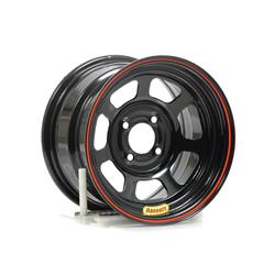 Bassett Racing D-Hole Lightweight Black Powdercoated Wheels - Free