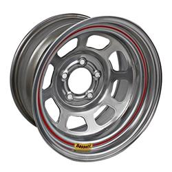 Basset Racing DOT-Approved Silver Powdercoated Street Legal Wheels 15x7