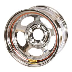 Bassett Racing Inertia Advantage IMCA Chrome Wheels 15x8