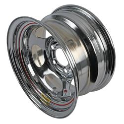 Bassett Racing Inertia Advantage IMCA Chrome Wheels 15x8