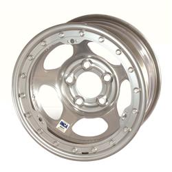 Bassett Racing D-Hole Lightweight Silver Powdercoated Wheels 13x7