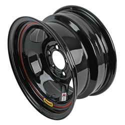 Bassett Racing Inertia Advantage IMCA Black Powdercoated Wheels 15x8