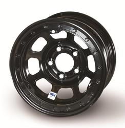 Bassett Racing D-Hole Lightweight Black Powdercoated Wheels 15x8