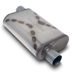 Black Widow Exhaust Race Venom 409 Stainless Steel 3 Inch Muffler BWOOR-33
