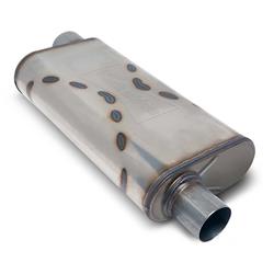 Black Widow Exhaust Venom 300 Series 409 Stainless Steel 2.5 Inch Muffler BWOOV3-22
