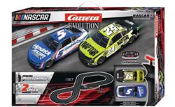 Carrera Evolution 1:32 Scale NASCAR Chevrolet Camaro NextGen ZL1 Slot Car Set 20025248