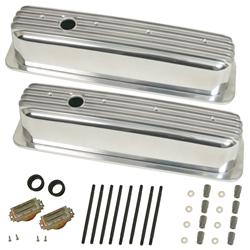 Summit Racing™ Finned Aluminum Valve Covers SUM-440417