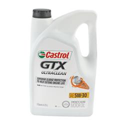 5w30 Castrol GTX Ultraclean Motor Oil CAST5305Q