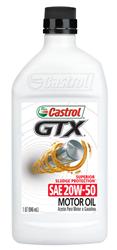 20w50 Castrol GTX Ultraclean Motor Oil CAST2050