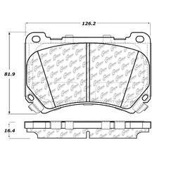 Centric C-Tek Semi-Metallic Brake Pads for 2011 EQUUS, 2009-2014 GENESIS - 102.13960