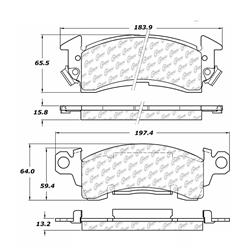 Centric C-Tek Ceramic Brake Pads 103.00520