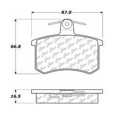Centric C-Tek Ceramic Brake Pads 103.02280