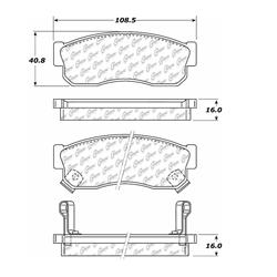 Centric C-Tek Ceramic Brake Pads 103.02750
