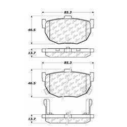 Centric C-Tek Ceramic Brake Pads 103.03230