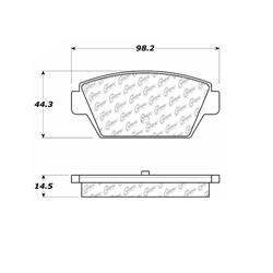 Centric C-Tek Ceramic Brake Pads 103.03290