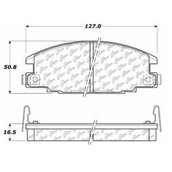 Centric C-Tek Ceramic Brake Pads 103.03630
