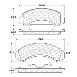 Centric C-Tek Ceramic Brake Pads 103.03870
