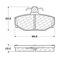 Centric C-Tek Ceramic Brake Pads 103.03910