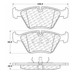Centric C-Tek Ceramic Brake Pads 103.03940