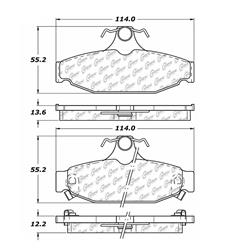 Centric C-Tek Ceramic Brake Pads 103.04130