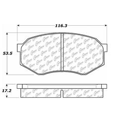 Centric C-Tek Ceramic Brake Pads 103.04330