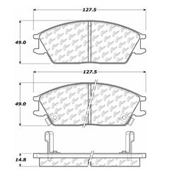 Centric C-Tek Ceramic Brake Pads 103.04400