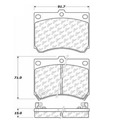 Centric C-Tek Ceramic Brake Pads 103.04730