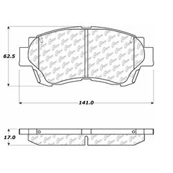 Centric C-Tek Ceramic Brake Pads 103.04760