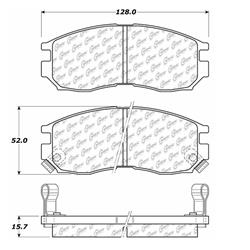 Centric C-Tek Ceramic Brake Pads 103.04840