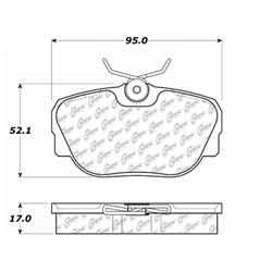 Centric C-Tek Ceramic Brake Pads 103.04930