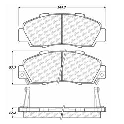 Centric C-Tek Ceramic Brake Pads 103.05030