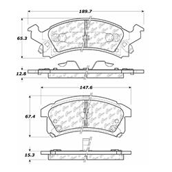 Centric C-Tek Ceramic Brake Pads 103.05060