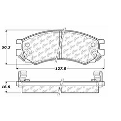 Centric C-Tek Ceramic Brake Pads 103.05070