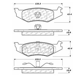 Centric C-Tek Ceramic Brake Pads 103.05120